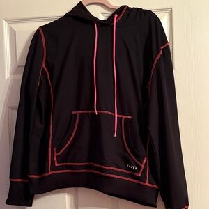 Juicy Couture Sport Black Hoodie with Pink Accents